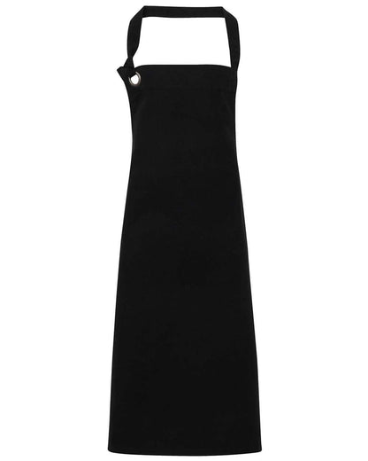 Artisan Collection by Reprime Calibre Heavy Cotton Canvas Bib Apron RP130 #color_Black