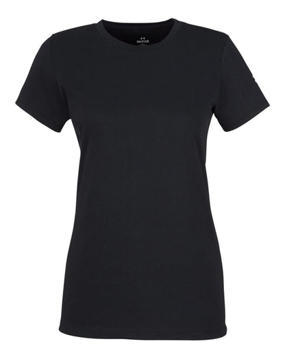 Under Armour Women's Athletic 2.0 T-Shirt 1383284 #color_Black/ White
