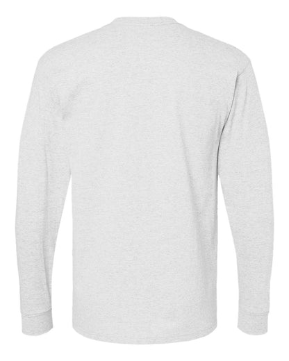 M&O Unisex Gold Soft Touch Long Sleeve T-Shirt 4820 #color_Ash