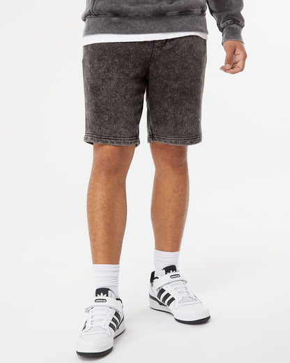 Independent Trading Co. Mineral Wash Fleece Shorts PRM50STMW Independent Trading Co. Mineral Wash Fleece Shorts PRM50STMW