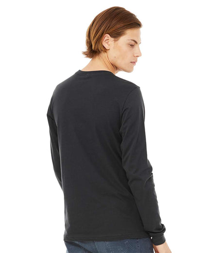 BELLA + CANVAS Unisex Jersey Long Sleeve Tee 3501 #colormdl_Dark Grey