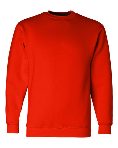 Bayside USA-Made Crewneck Sweatshirt 1102 #color_Bright Orange