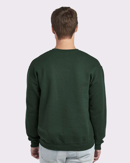 JERZEES Unisex NuBlend® Crewneck Sweatshirt 562MR #colormdl_Forest Green