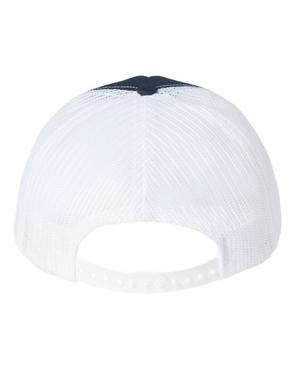 Classic Caps USA-Made Trucker Cap USA100 #color_Navy/ White