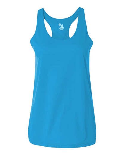 Badger Women’s B-Core Racerback Tank Top 4166 #color_Electric Blue