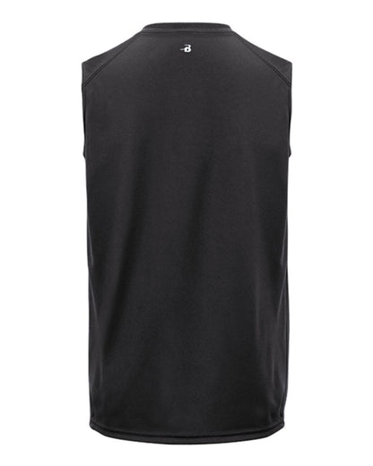 Badger Youth B-Core Sleeveless T-Shirt 2130 #color_Black