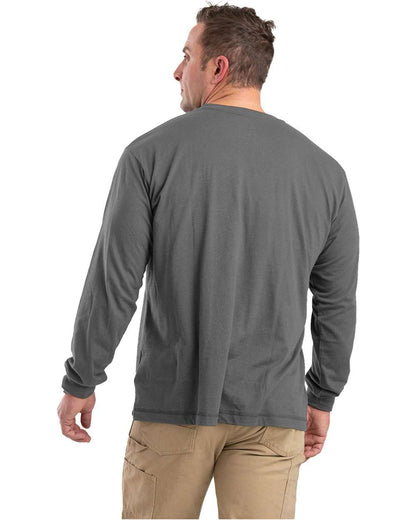 Berne Apparel Unisex Tall Performance Long Sleeve Pocket T-Shirt BSM39T #colormdl_Slate