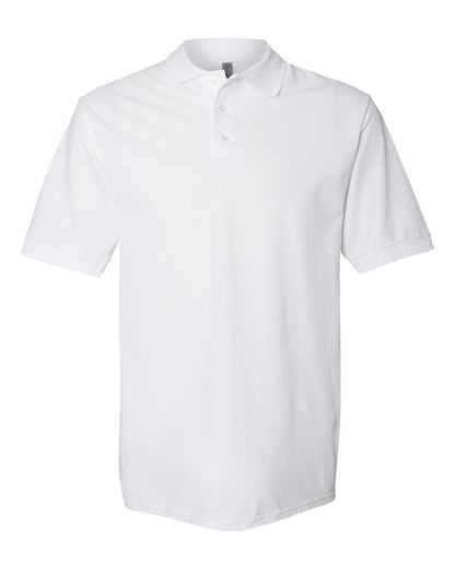 JERZEES Men's 100% Ring-Spun Cotton Piqué Polo 443M #color_White