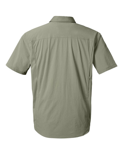 HUK Men's Creekbed Short Sleeve Shirt H150183 #color_Moss
