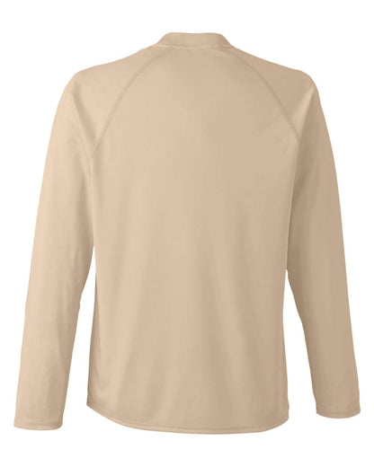 CORE365 Unisex Ultra UVP™ Marina Raglan Long Sleeve T-Shirt CE110 #color_Stone