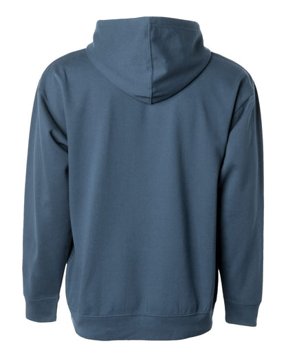 Independent Trading Co. Midweight Hooded Sweatshirt SS4500 #color_Storm Blue