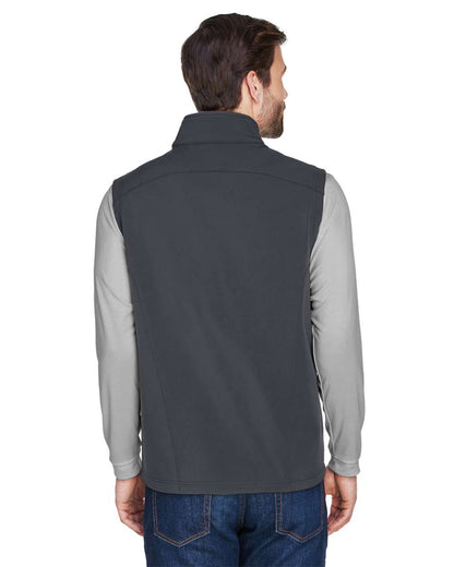 CORE365 Men's Cruise Two-Layer Fleece Bonded Soft Shell Vest CE701 #colormdl_Carbon