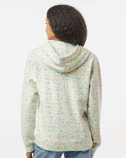 J. America Men's Triblend Fleece Hooded Sweatshirt 8871 #colormdl_Floral Triblend