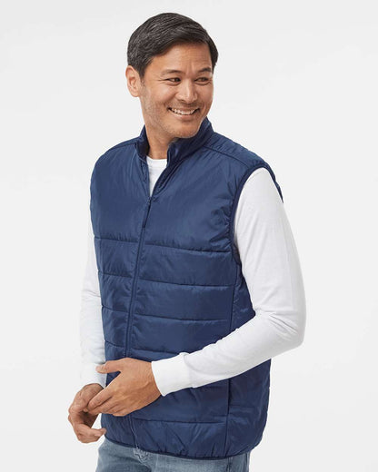 Adidas Men's Puffer Full-Zip Vest A572 #colormdl_Team Navy Blue