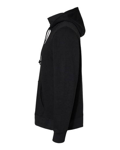 J. America Men's Gaiter Fleece Hooded Sweatshirt 8879 #color_Black