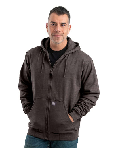 Berne Apparel Men's Heritage Thermal Lined Hooded Sweatshirt SZ101 #colormdl_Charcoal