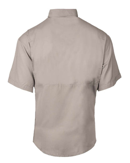 Burnside Baja Short Sleeve Fishing Shirt 2297 #color_Cool Grey