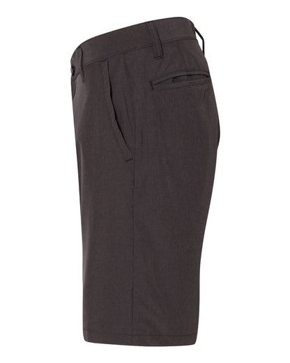 Burnside Hybrid Stretch Shorts 9820 #color_Black Heather