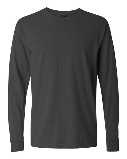 Comfort Colors Unisex Garment-Dyed Heavyweight Long Sleeve T-Shirt 6014 #color_Pepper