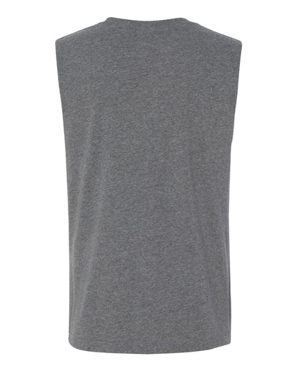 BELLA + CANVAS Jersey Muscle Tank 3483 #color_Deep Heather