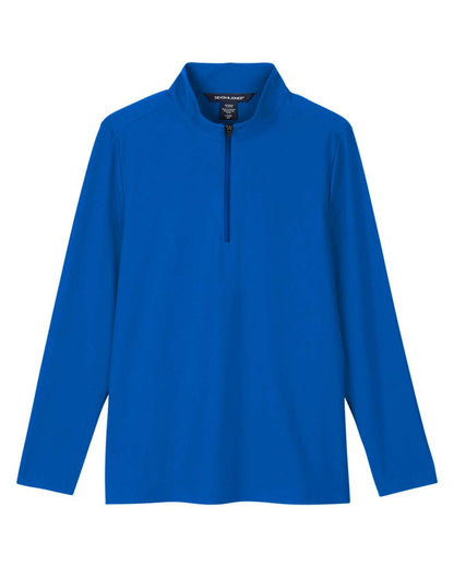 Devon & Jones Women's CrownLux Performance® Windsor Welded Quarter-Zip Pullover DG410W #color_French Blue