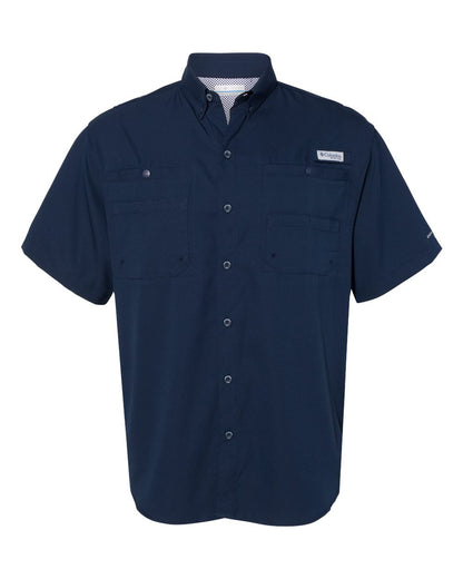 Columbia PFG Tamiami™ II Short Sleeve Shirt 212468 #color_Collegiate Navy