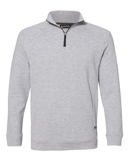 Badger FitFlex French Terry Quarter-Zip Sweatshirt 1060 #color_Oxford