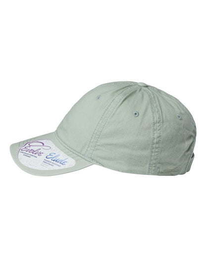 Infinity Her Women's Pigment-Dyed with Fashion Undervisor Cap CASSIE #color_Sage/ Polka Dots