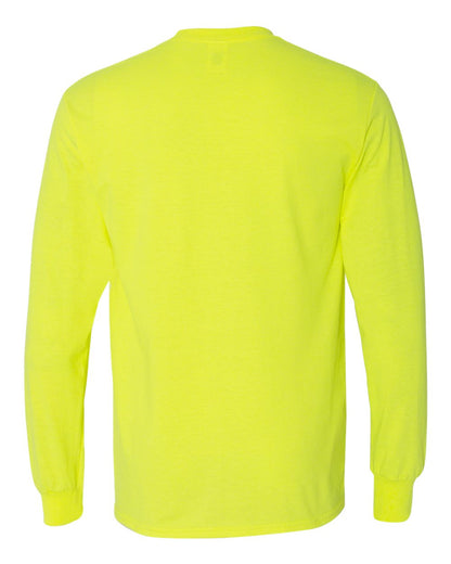 Gildan Heavy Cotton™ Long Sleeve T-Shirt 5400 #color_Safety Green