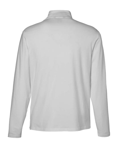 Devon & Jones Men's Raleigh Stretch Quarter-Zip Pullover DG425 #color_Grey