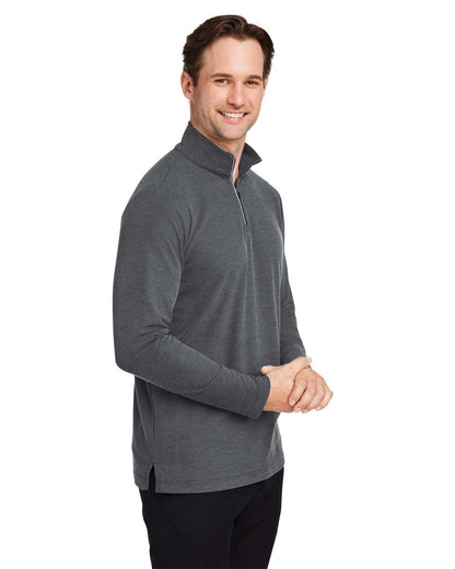 CORE365 Men's Fusion ChromaSoft™ Pique Quarter-Zip Pullover CE405 #colormdl_Carbon Heather