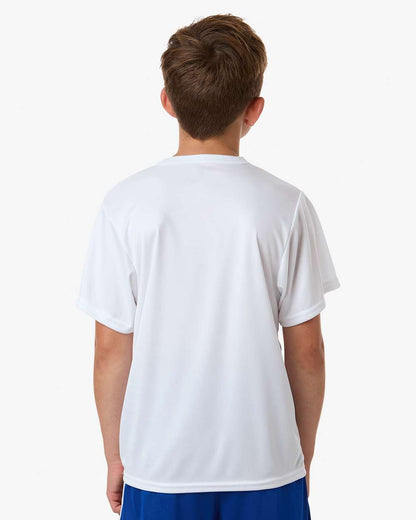 Alleson Athletic Youth B-Core Placket Jersey 2930 #colormdl_White