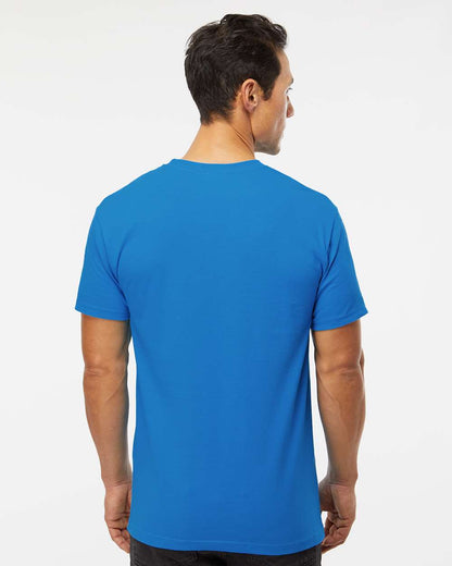 M&O Men's Gold Soft Touch T-Shirt 4800 #colormdl_Ocean Blue