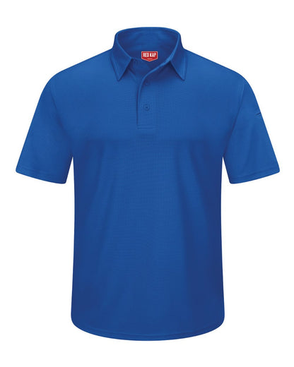 Red Kap Men's Performance Knit® Flex Series Pro Polo SK90 #color_Royal