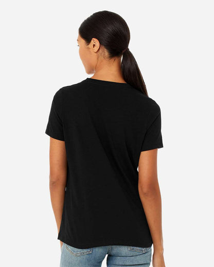 BELLA + CANVAS Women’s Relaxed Fit Triblend Tee 6413 #colormdl_Solid Black Triblend