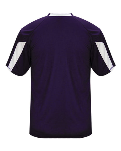 Badger Striker T-Shirt 4176 #color_Purple/ White