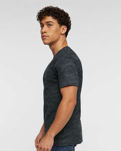 LAT Unisex Fine Jersey Tee 6901 #colormdl_Storm Camo