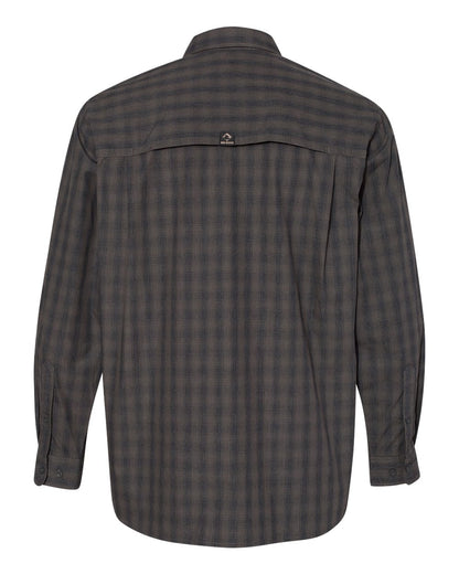 DRI DUCK Paseo Plaid Shirt 4465 #color_Charcoal