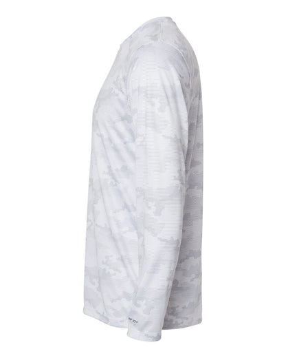 Paragon Unisex Pompano Performance Camo Long Sleeve T-Shirt 217 #color_White