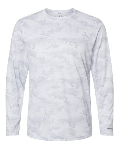 Paragon Unisex Pompano Performance Camo Long Sleeve T-Shirt 217 #color_White