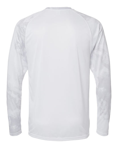 Paragon Unisex Cabo Camo Performance Long Sleeve T-Shirt 228 #color_White