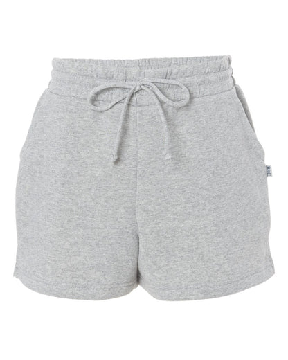 Boxercraft Women's Fleece Shorts BW6502 #color_Oxford Heather
