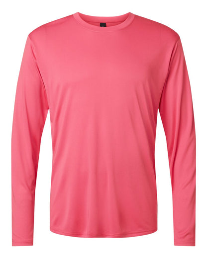 AllPro Unisex Pro-Lock Performance Long Sleeve T-Shirt 48400 #color_Bright Pink