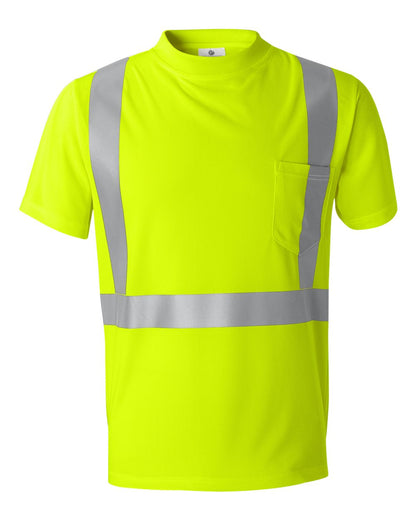 Kishigo Unisex High-Performance Microfiber T-Shirt 9110-9111 #color_Lime