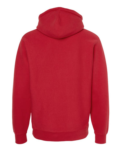 Independent Trading Co. Unisex Legend Premium Heavyweight Cross-Grain Hooded Sweatshirt IND5000P #color_Red