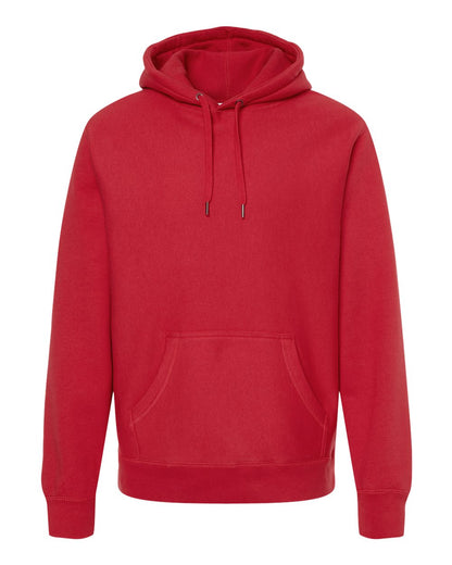 Independent Trading Co. Unisex Legend Premium Heavyweight Cross-Grain Hooded Sweatshirt IND5000P #color_Red