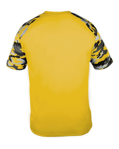 Badger Camo Sport T-Shirt 4141 #color_Gold/ Gold Camo