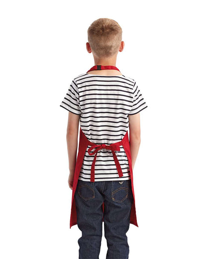 Artisan Collection by Reprime Youth Recycled Apron RP149 #colormdl_Red