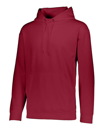 Augusta Sportswear Wicking Fleece Hooded Sweatshirt 5505 #color_Cardinal