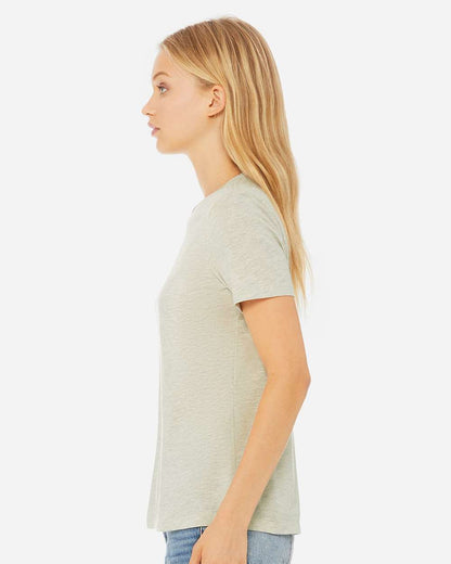 BELLA + CANVAS Women’s Relaxed Fit Heather CVC Tee 6400CVC #colormdl_Heather Prism Natural